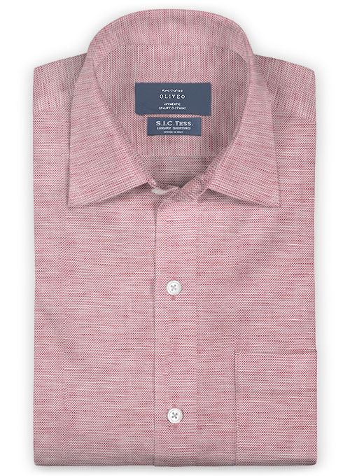 S.I.C. Tess. Italian Cotton Linen Eluigi Shirt
