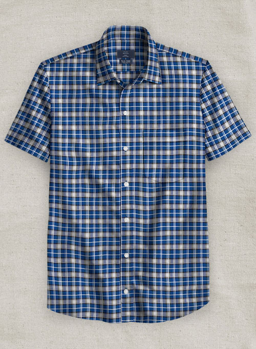 S.I.C. Tess. Italian Cotton Paredo Shirt - Half Sleeves