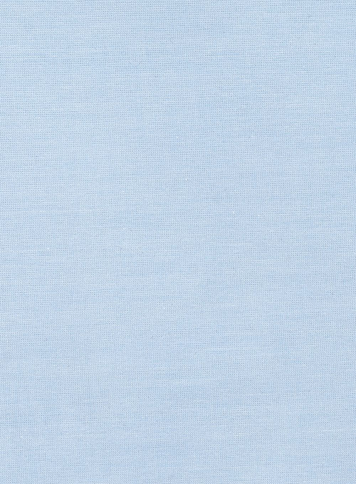 Sky Blue Nailhead Cotton Shirt - Full Sleeves