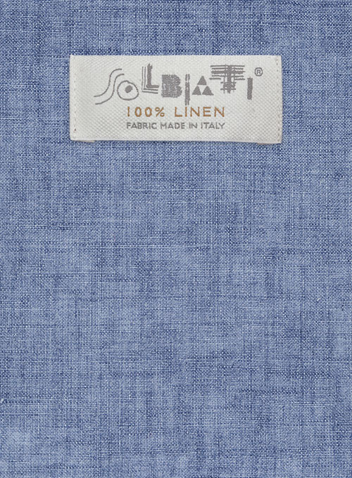 Solbiati Willow Blue Linen Shirt