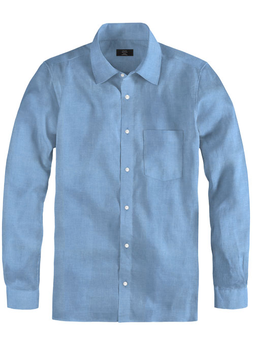 True Blue Twill Shirt - Full Sleeves