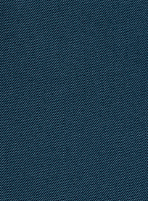 Venice Blue Stretch Twill Shirt - Half Sleeves