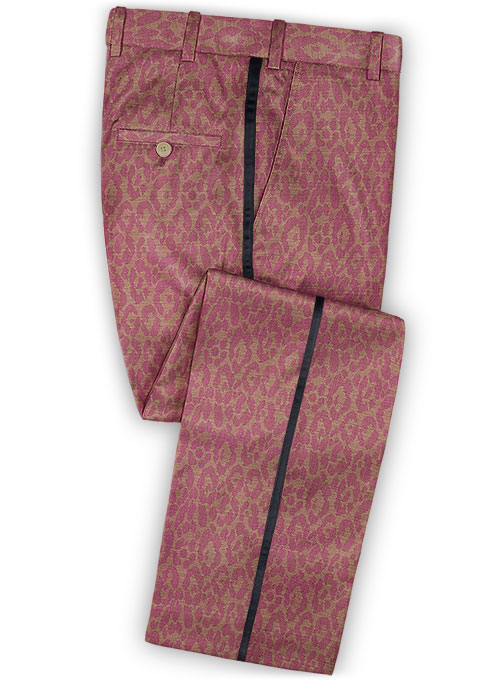 Adali Cerise Wool Tuxedo Suit