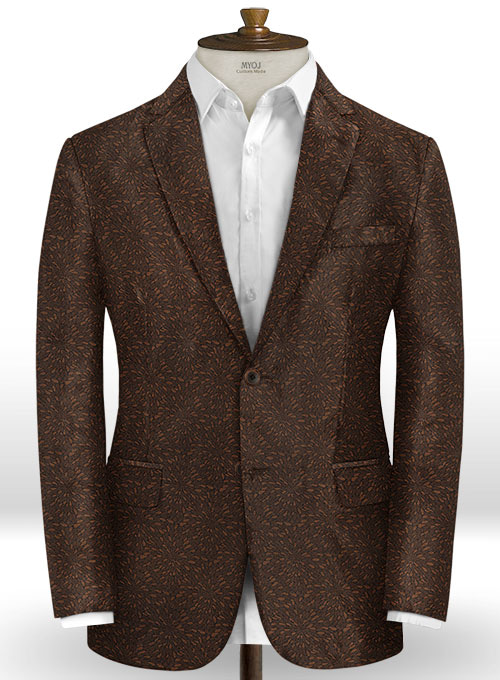 Arizo Brown Wool Suit