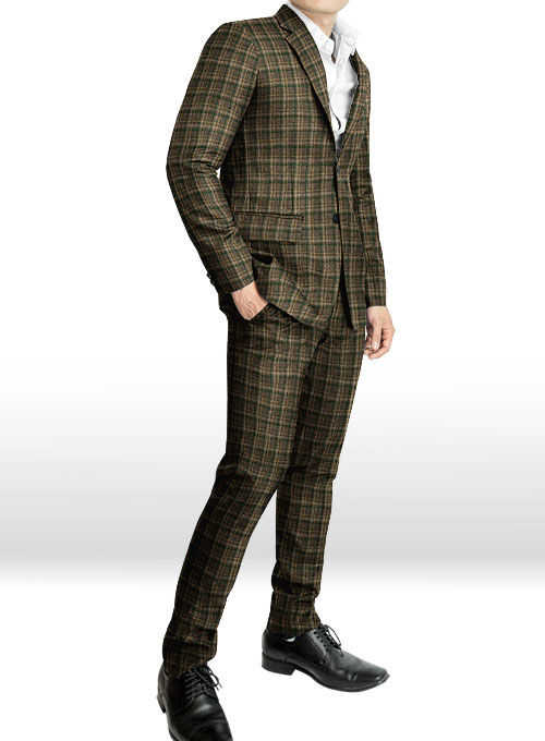 Aros Checks Tweed Suit