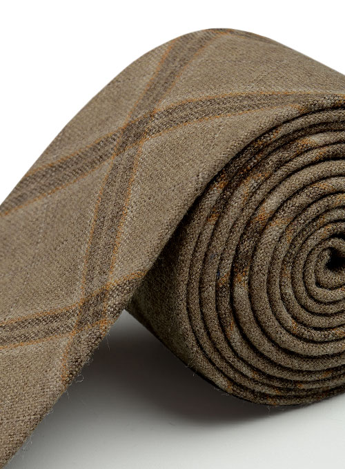 Tweed Tie - Autumn Beige