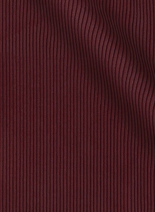 Berry Wine Thick Corduroy Suit