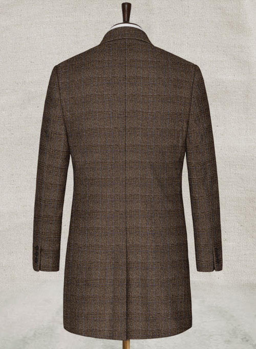 Bietro Checks Tweed Overcoat