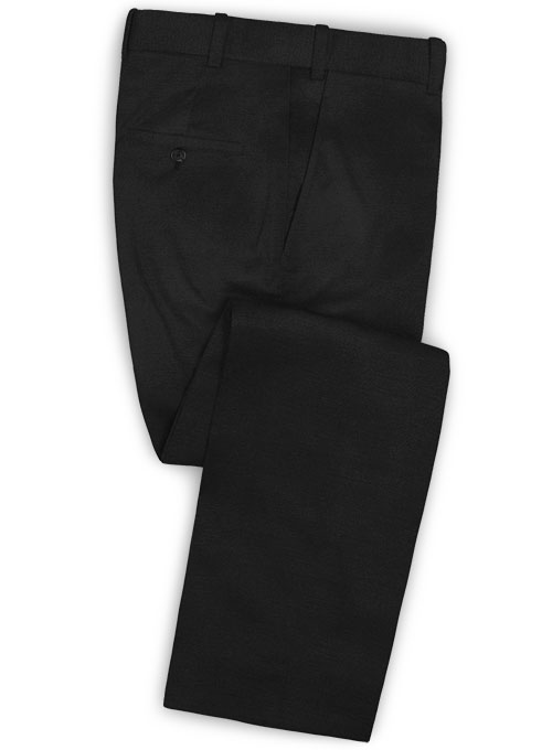 Black Stretch Chino Suit