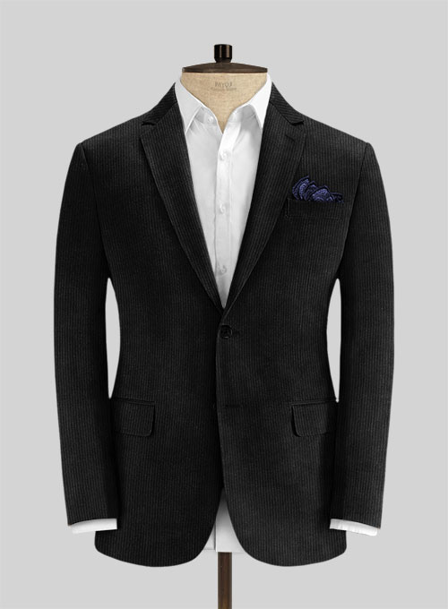 Black Corduroy Suit - Click Image to Close