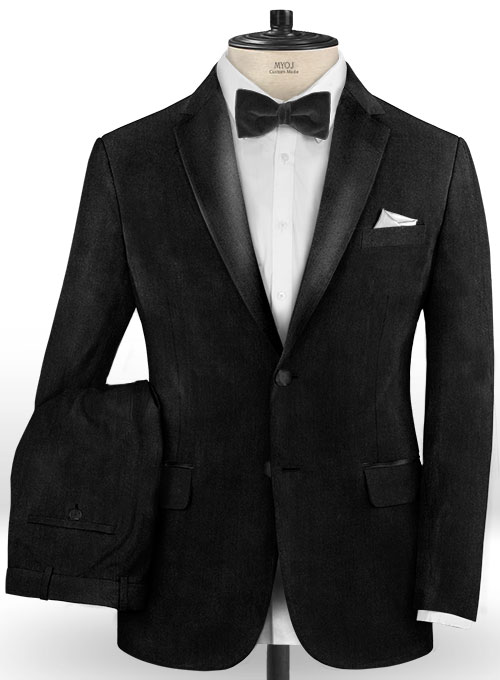 Black Velvet Tuxedo Suit : Made To Measure Custom Jeans For Men & Women ...