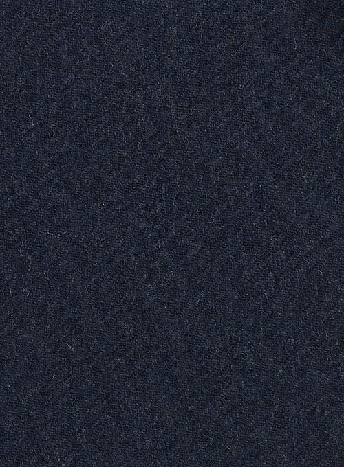 Blue Heavy Tweed Pea Coat - Click Image to Close