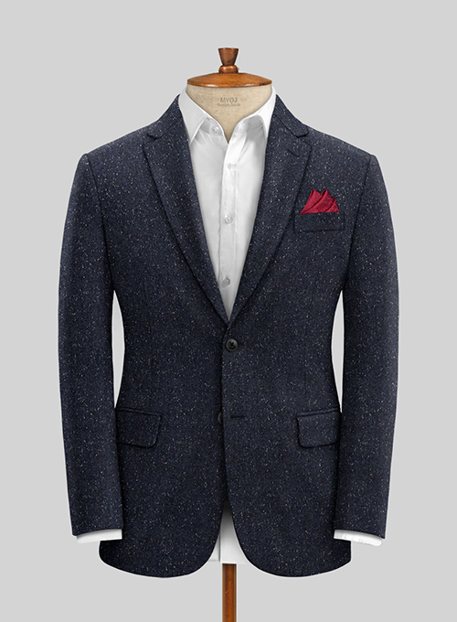 Blue Flecks Donegal Tweed Suit