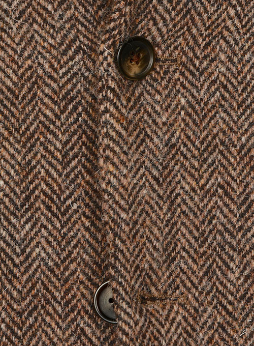 Harris Tweed Brown Herringbone Jacket