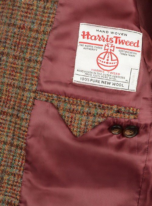 Harris Tweed Brownish Checks Jacket