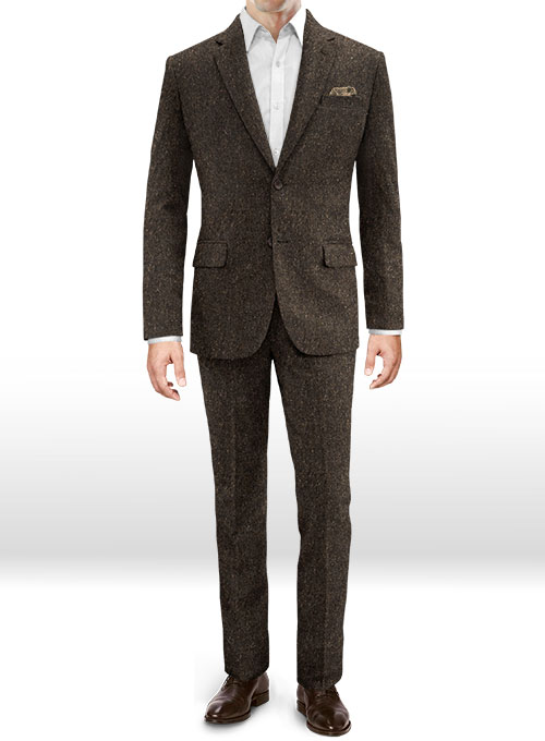 Brown Flecks Donegal Tweed Suit - Click Image to Close