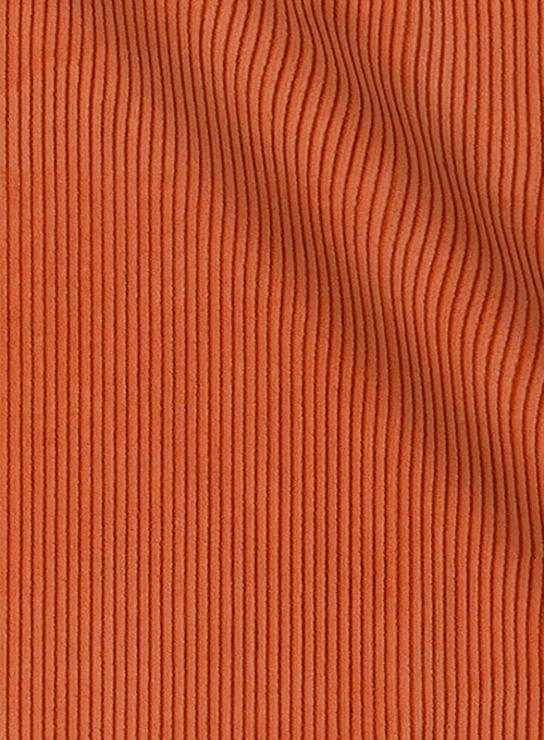 Burnt Orange Thick Corduroy Suit