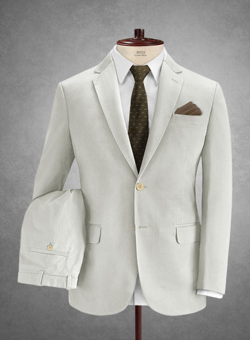 Caccioppoli Cotton Cashmere Fawn Suit