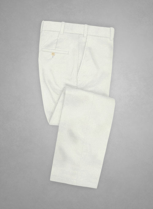 Caccioppoli Cotton Gabardine Off White Suit