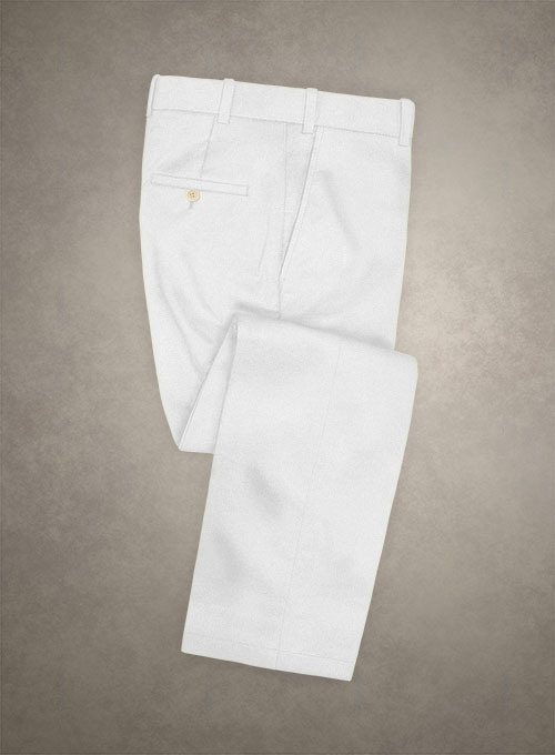 Caccioppoli Cotton Gabardine White Suit - Click Image to Close