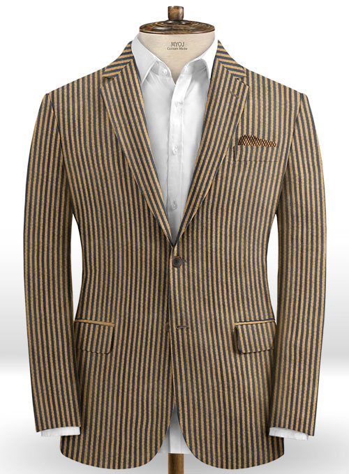 Caccioppoli Seersucker Menfo Suit