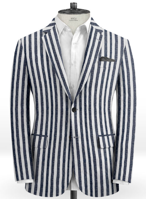 Caccioppoli Seersucker Pierre Suit