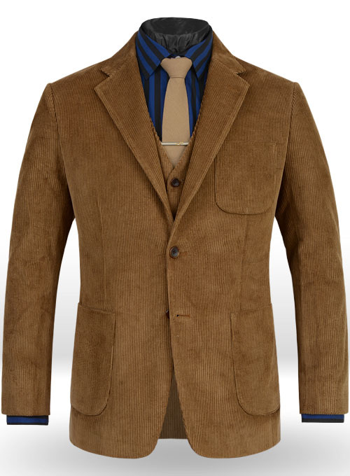 Camel Thick Corduroy Suit