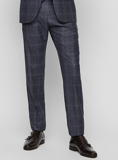 Cashmere Wool Flannel Pants : Made To Measure Custom Jeans For Men