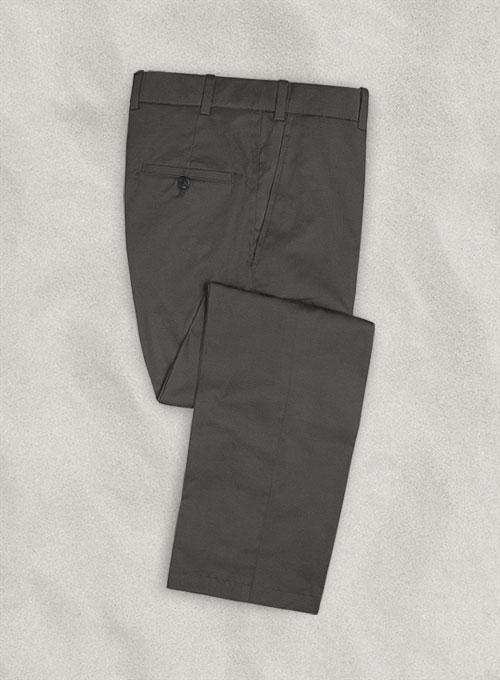Charcoal Gray Stretch Chino Suit