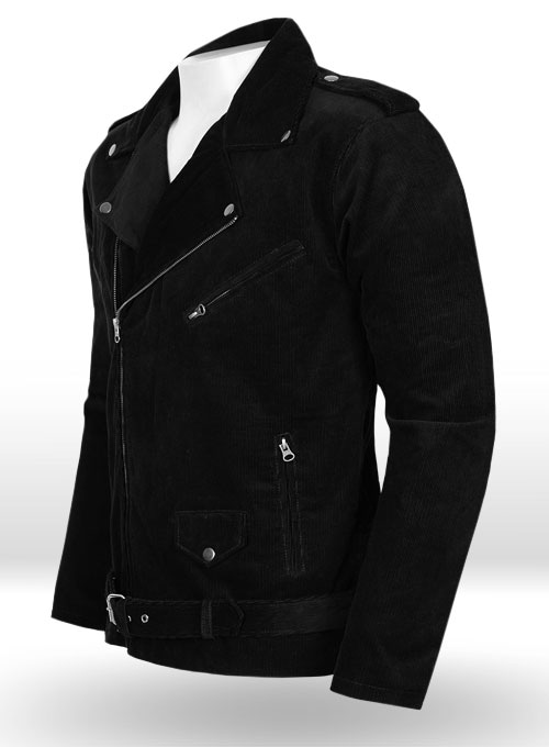 Corduroy Biker Jacket - Click Image to Close