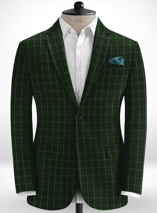 Cotton Aviva Green Suit