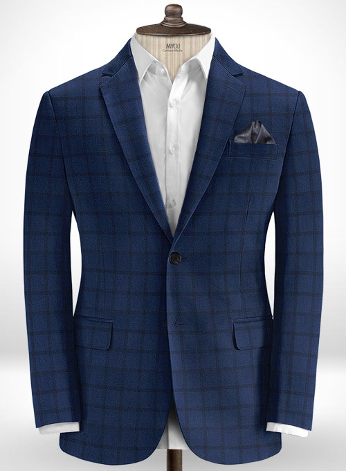 Cotton Fablo Blue Suit