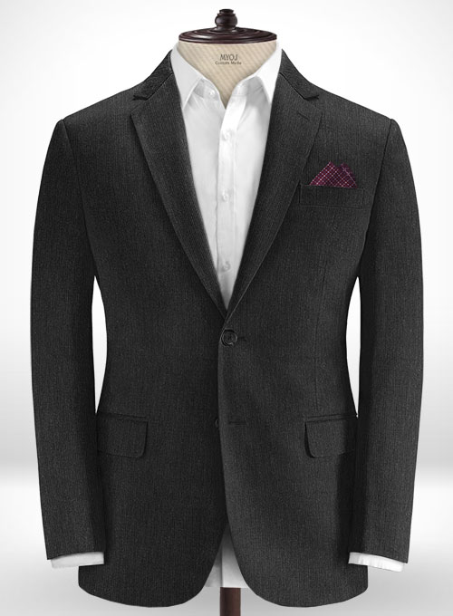 Cotton Stretch Nicomi Charcoal Suit