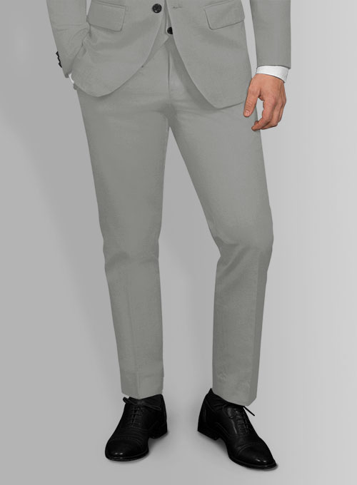 Dark Gray Stretch Chino Suit