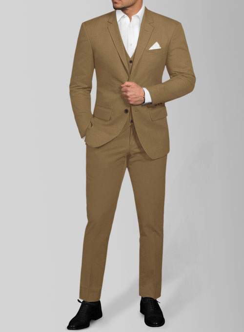 Dark Khaki Chino Suit