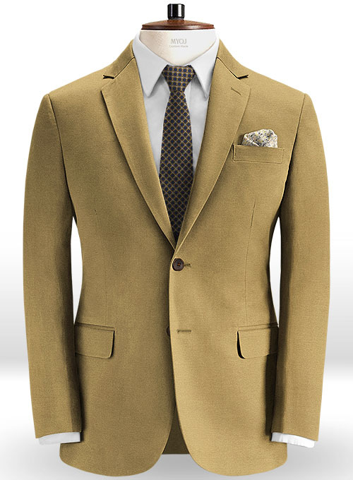 Dark Khaki Chino Suit