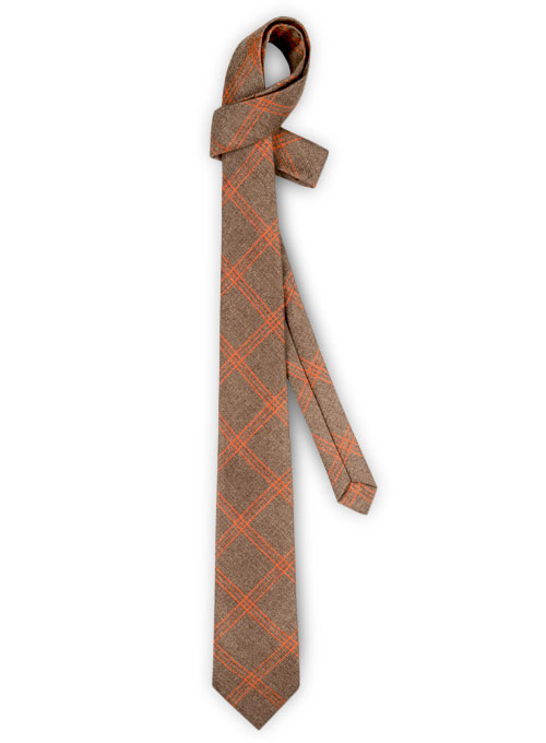 Tweed Tie - Dingle Brown