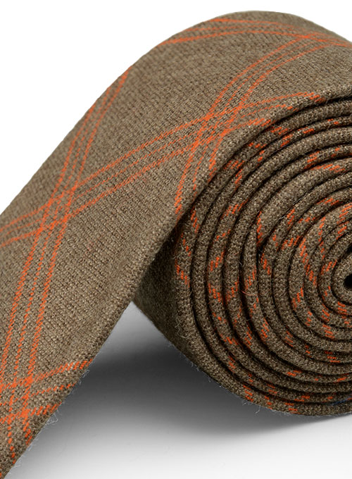 Tweed Tie - Dingle Brown