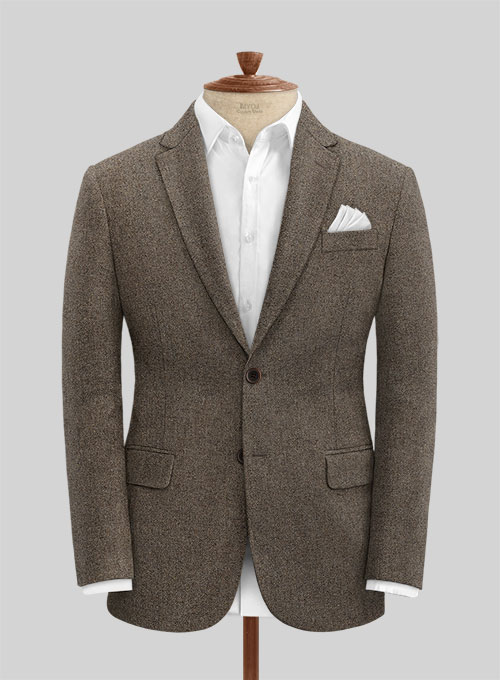 Dapper Brown Tweed Suit - Click Image to Close