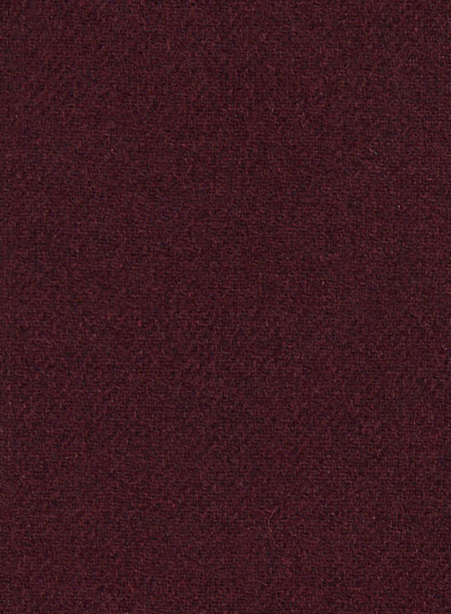 Dark Wine Heavy Tweed Suit - Click Image to Close