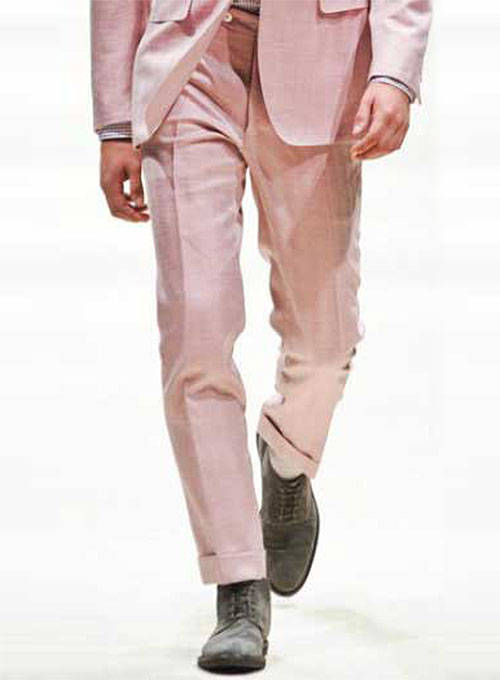 Trendy Fashion Colors Wool Linen Pants