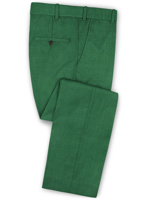 Fern Green Wool Tuxedo Suit