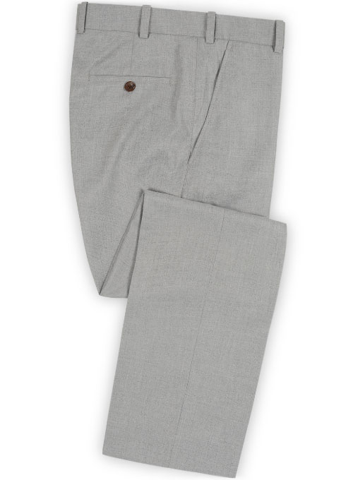 Frosted Light Gray Terry Rayon Suit