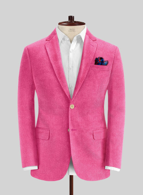 Fusica Pink Corduroy Suit - Click Image to Close
