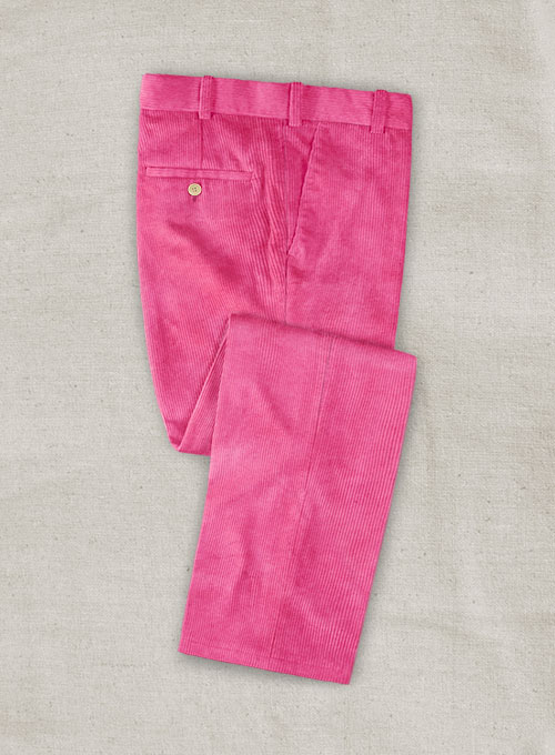 Fusica Pink Thick Corduroy Suit