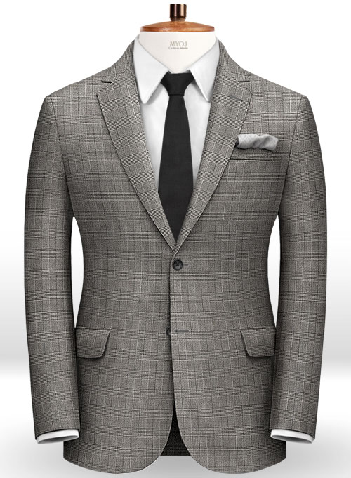 Glen Cotton Wool Stretch Suit