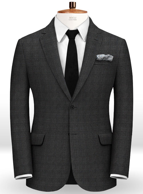 Glen Wool Charcoal Suit