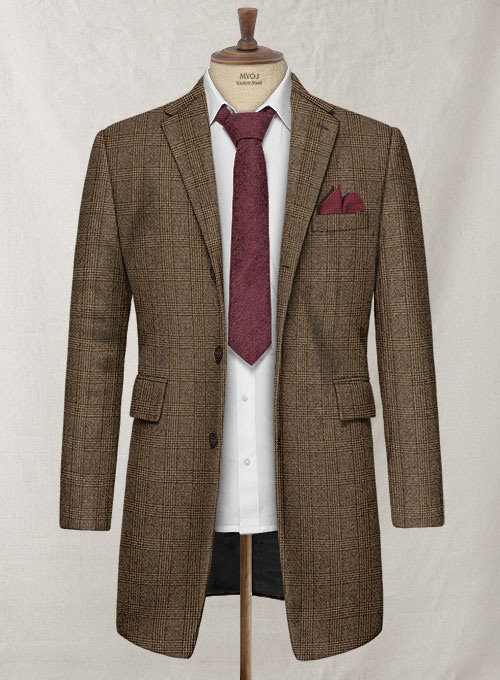 Gorro Checks Tweed Overcoat