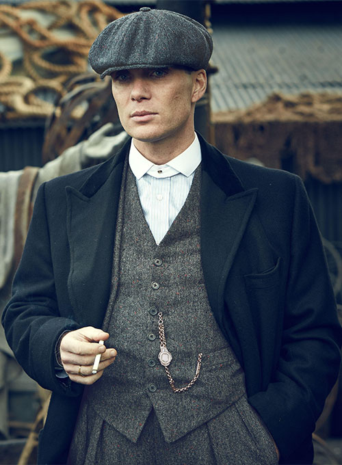 Thomas Shelby Peaky Blinders Gray Tweed Suit - Click Image to Close