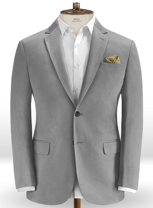 Gray Stretch Chino Suit - Click Image to Close